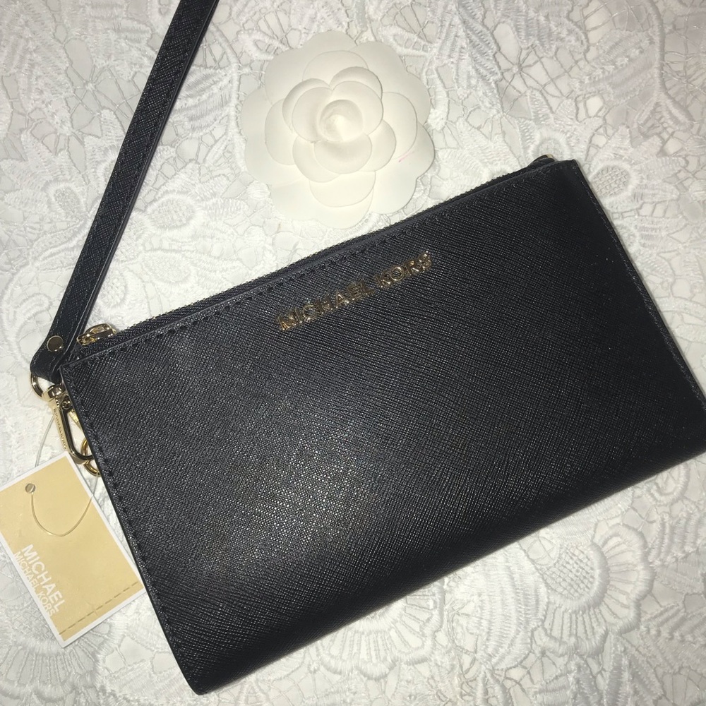 Michael Kors JET SET Double Zip Wallet Wristlet